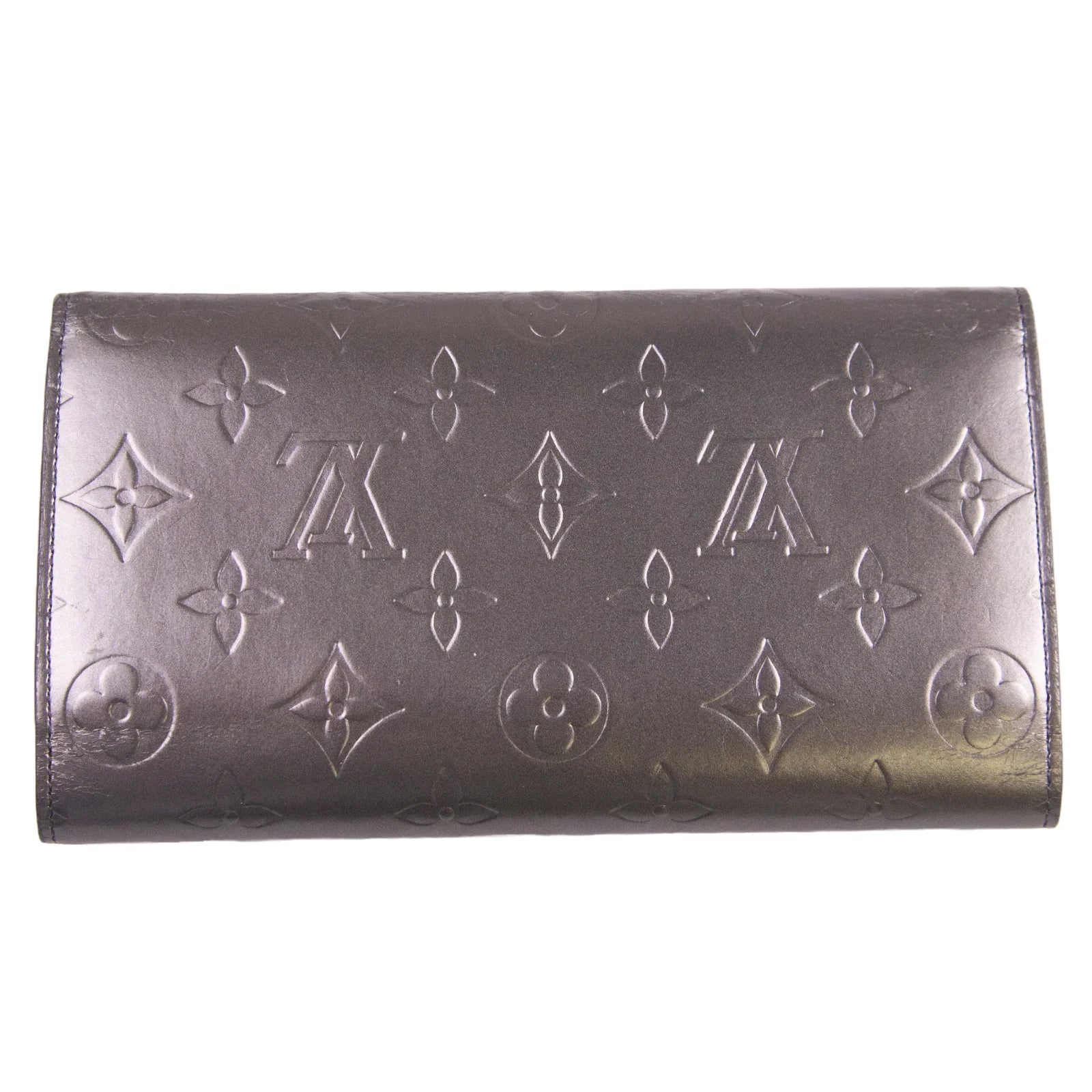 Louis Vuitton Matte Leather Portefeuille International Long Wallet - Lost Designer
