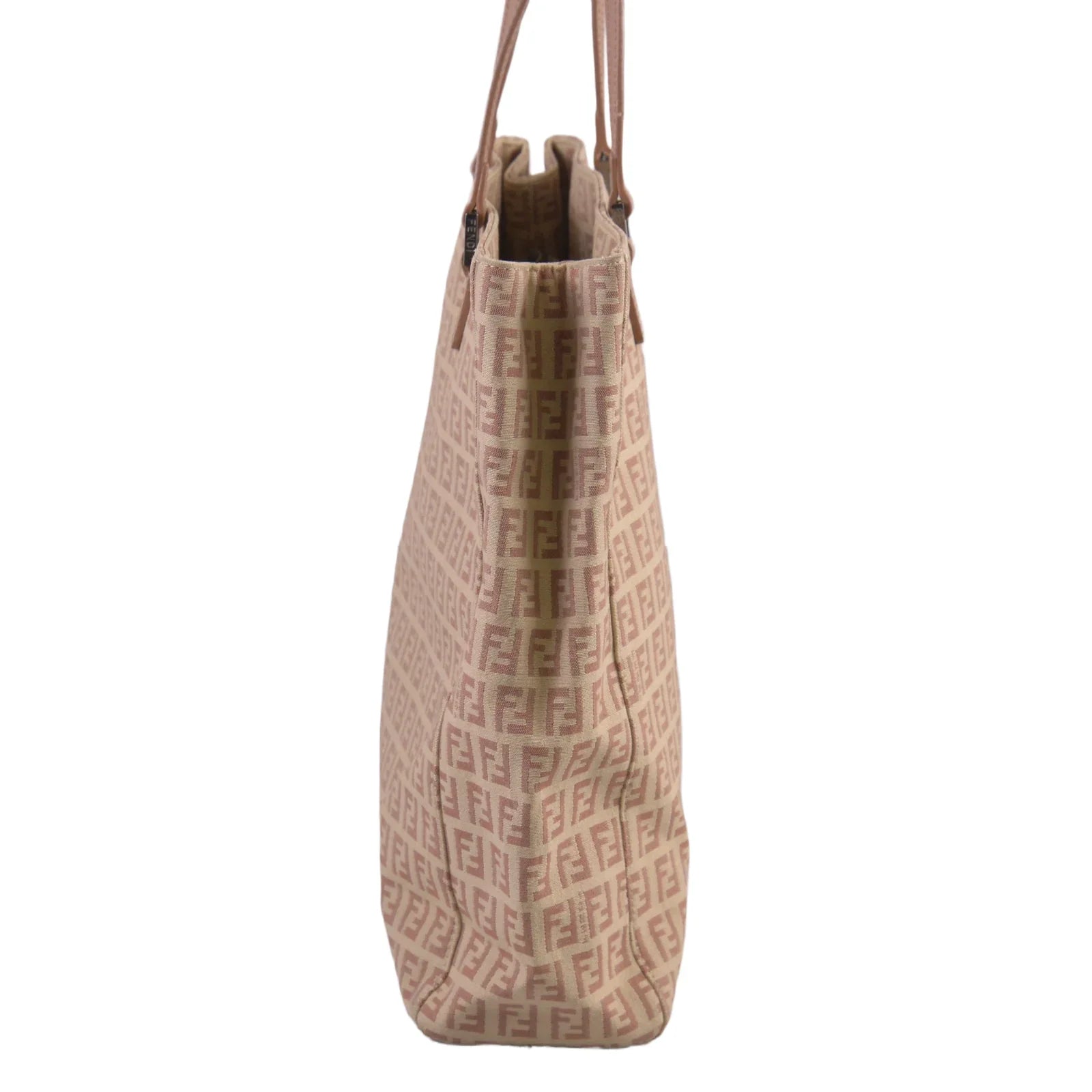 Fendi Canvas Zucca Pink Monogram Tote Bag - Lost Designer