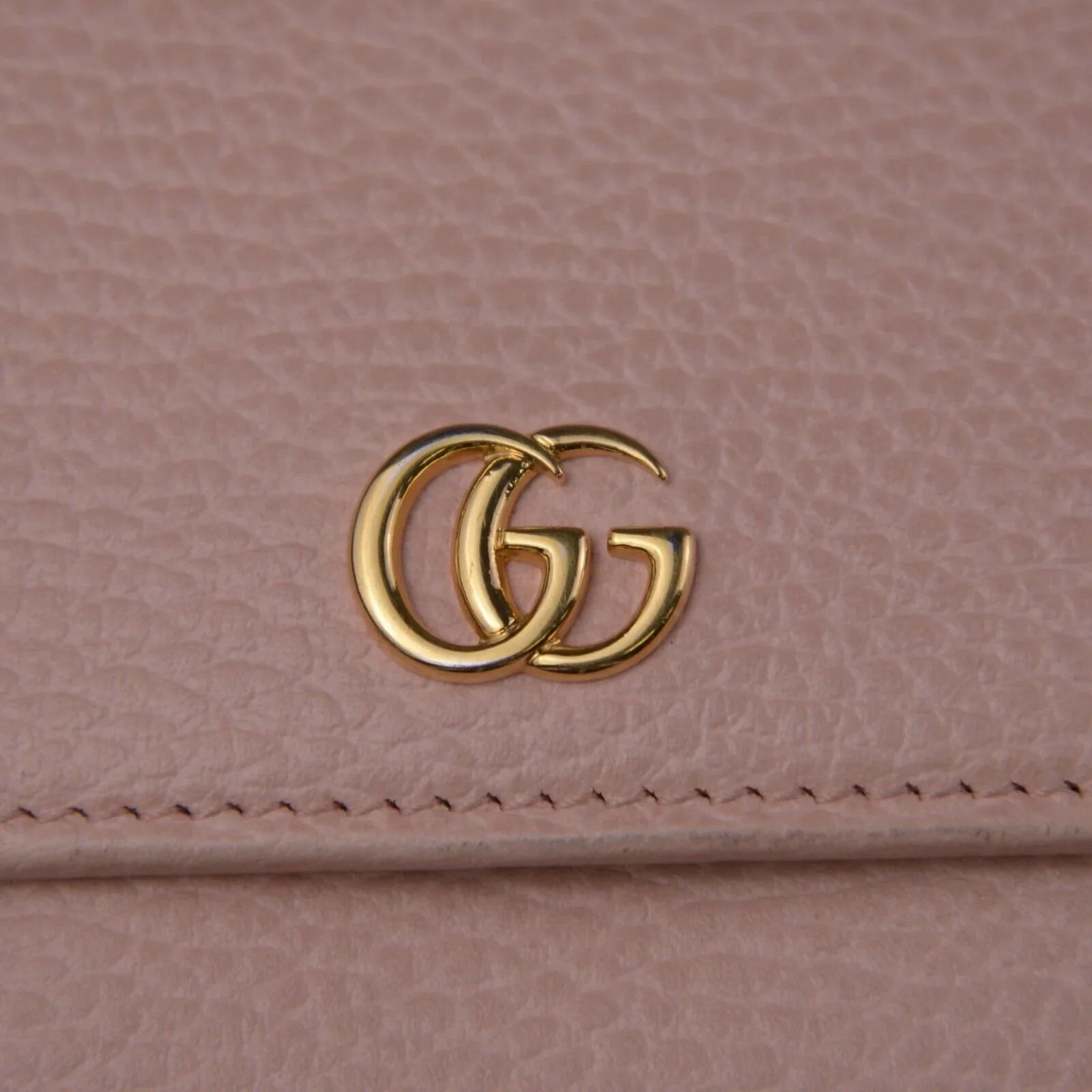 Gucci GG Marmont Continental Long Wallet Pink - Lost Designer