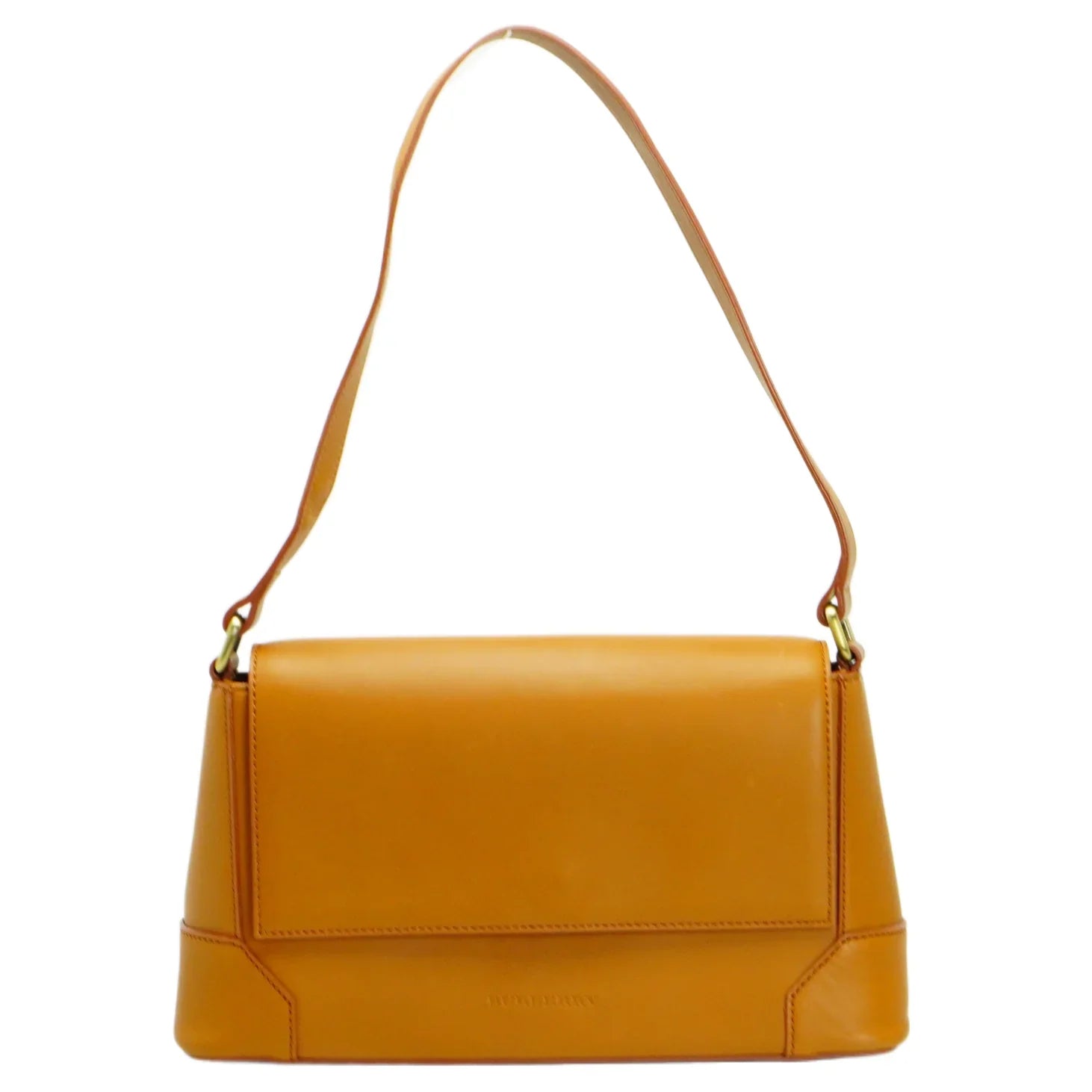 Burberry Leather Shoulder Bag Brown - Lost Designer