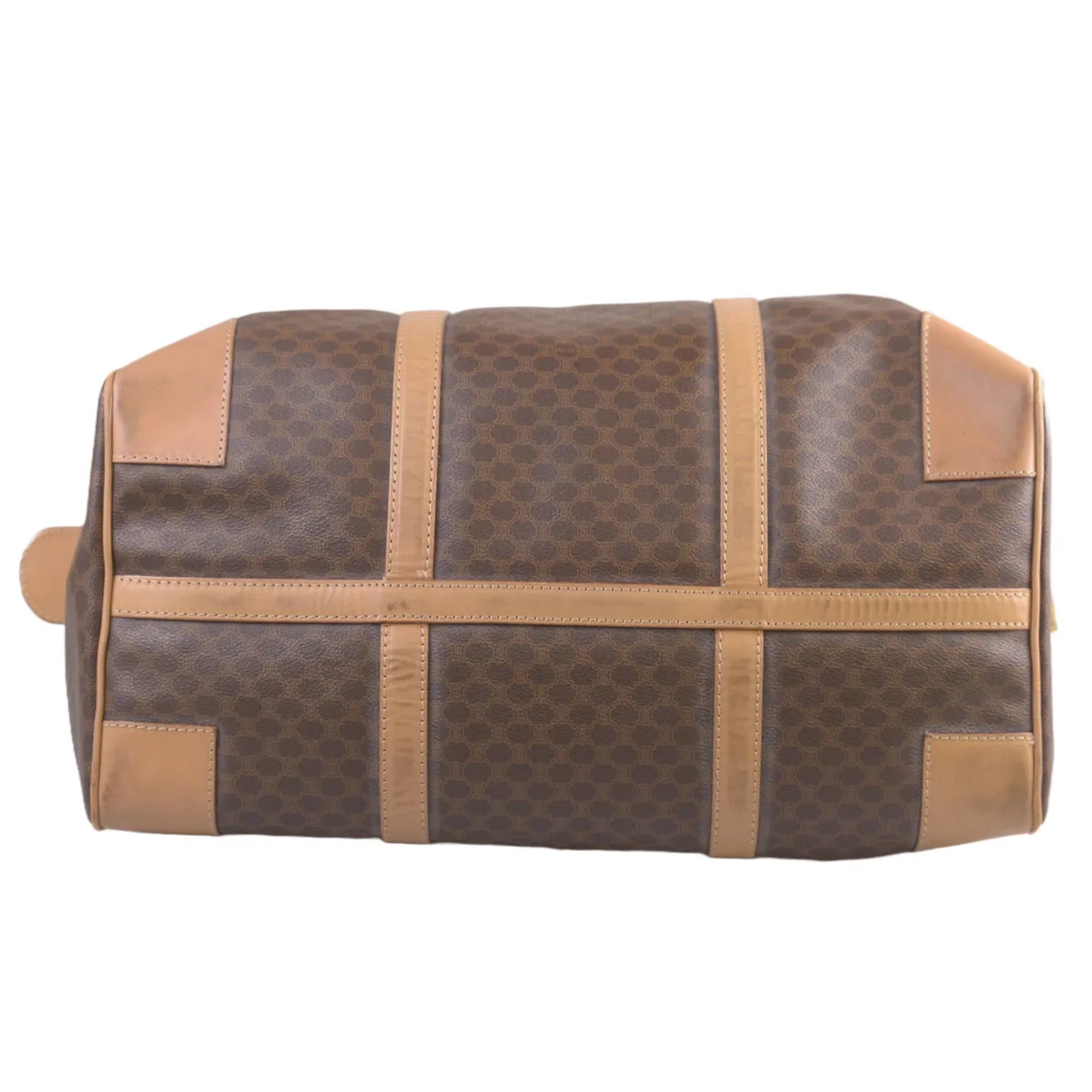 Celine Macadam Travel Boston Bag Brown - Lost Designer