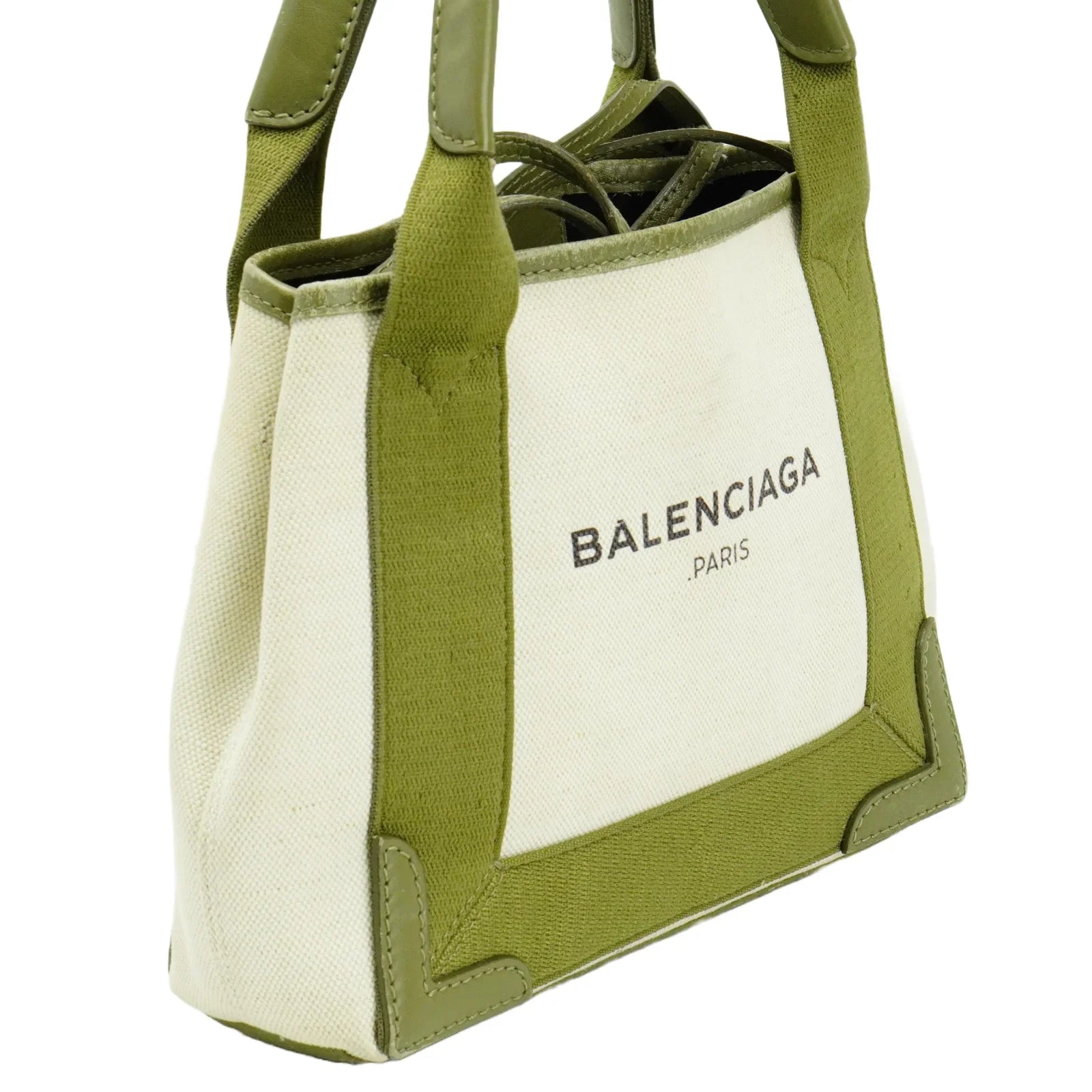 Balenciaga Cabas XS Tote Mini Bag Green - Lost Designer
