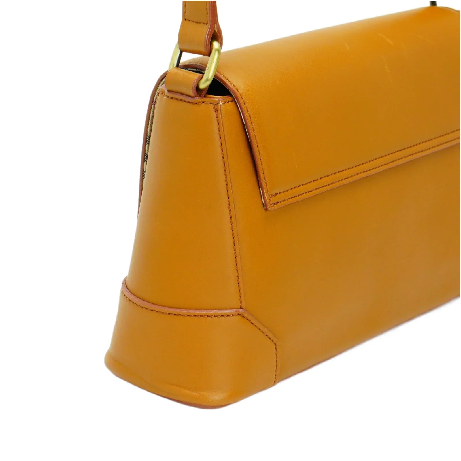 Burberry Leather Shoulder Bag Brown - Lost Designer
