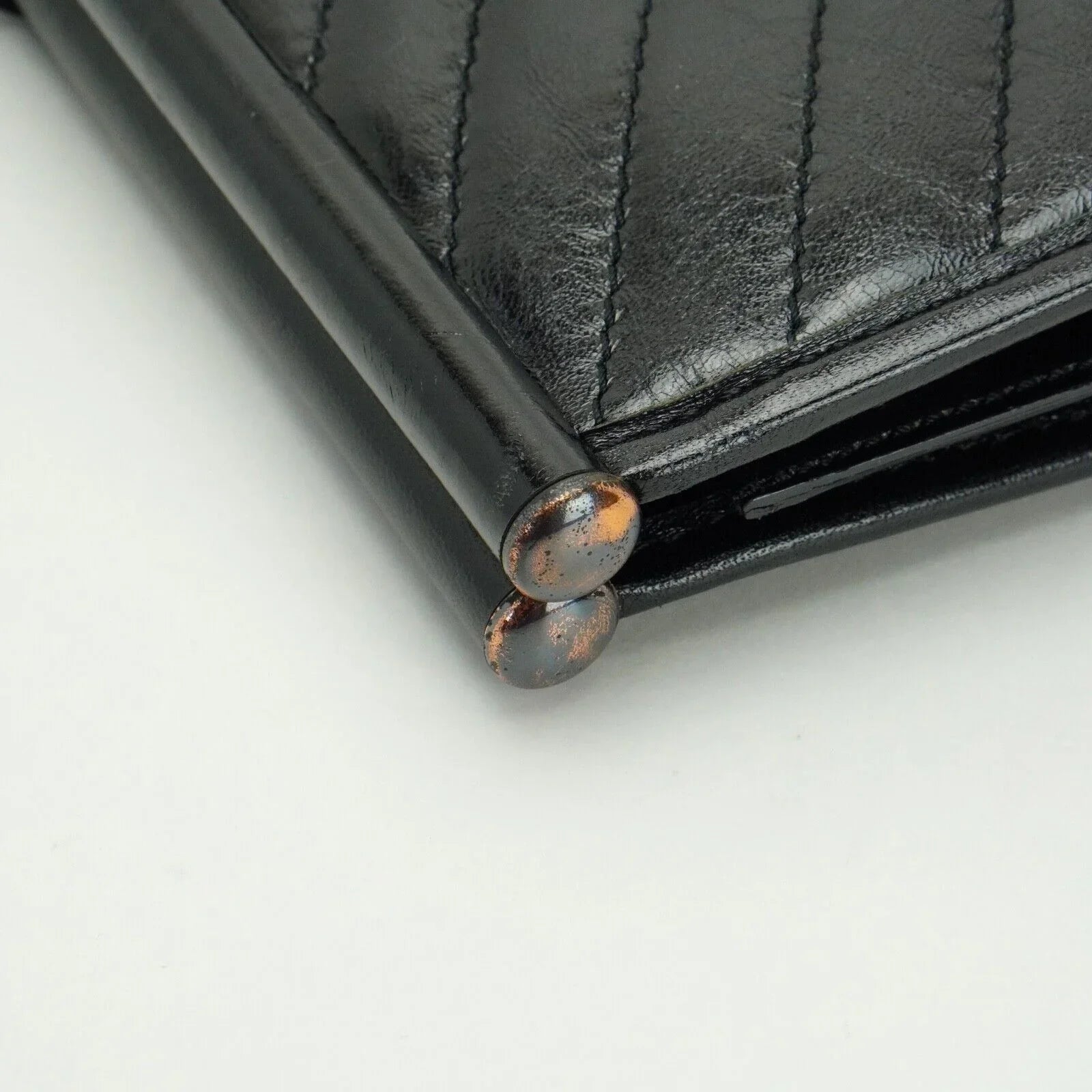 Saint Laurent Quilted Leather Clutch Bag Black - Lost Designer