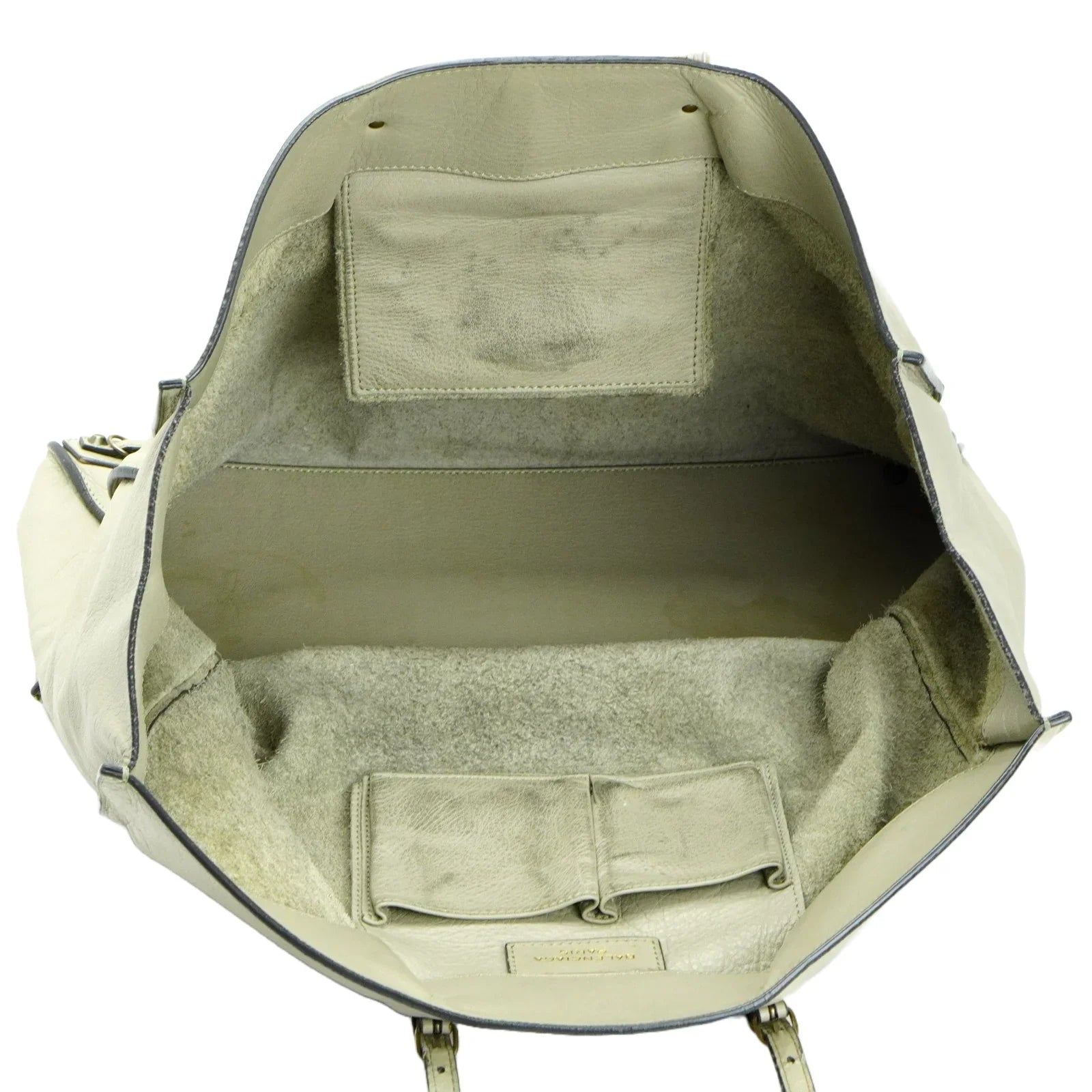 Balenciaga Paper Bag 2WAY leather Ivory - Lost Designer