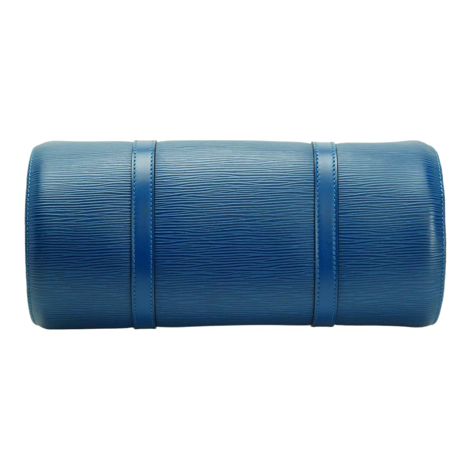 Louis Vuitton Epi Papillon Blue Bag With Pouch - Lost Designer