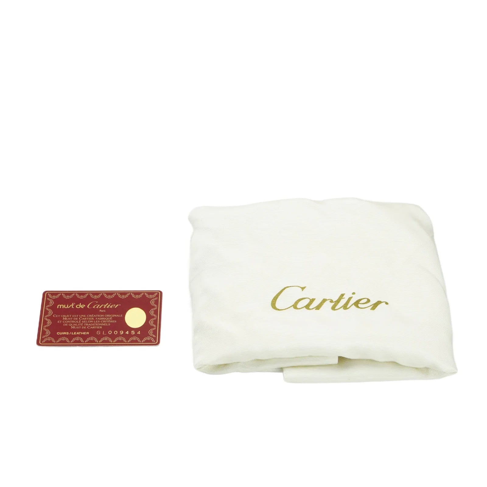 Cartier Leather Rounder Handbag Burgundy - Lost Designer