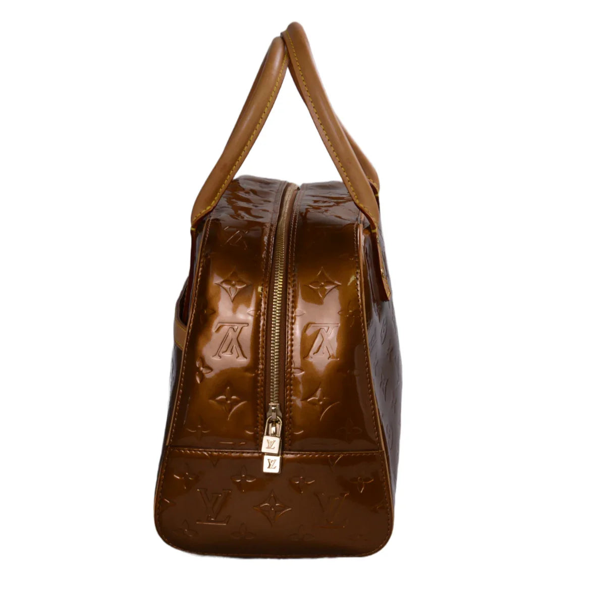 Louis Vuitton Monogram Vernis Tompkins Bag, Square, Bronze - Lost Designer
