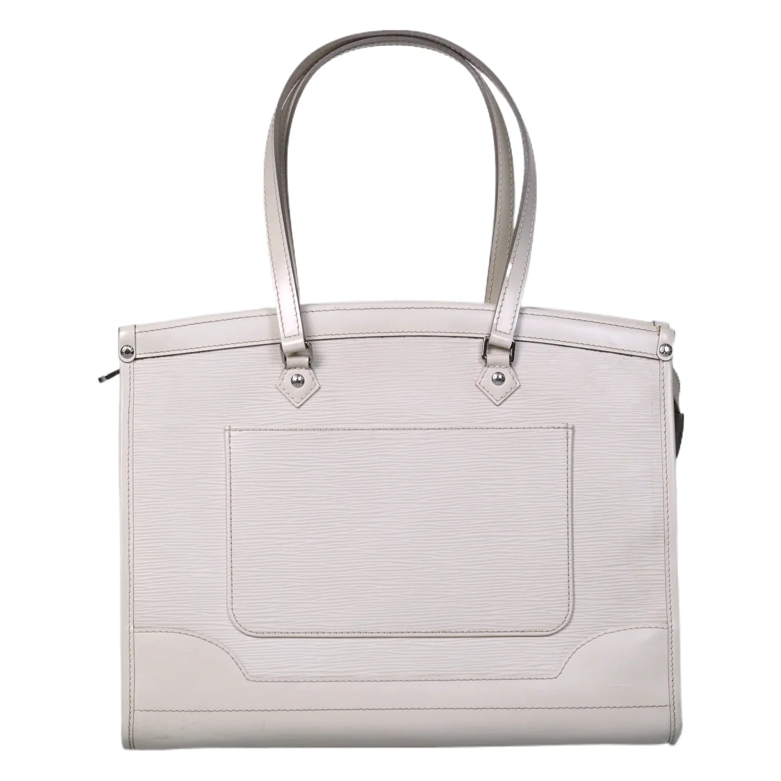 Louis Vuitton Madeleine Epi GM Bag White - Lost Designer