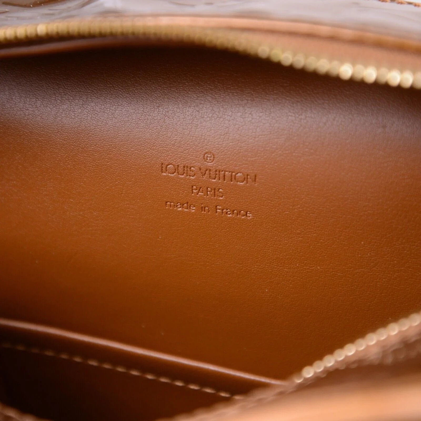 Louis Vuitton Monogram Vernis Tompkins Bag, Square, Bronze - Lost Designer