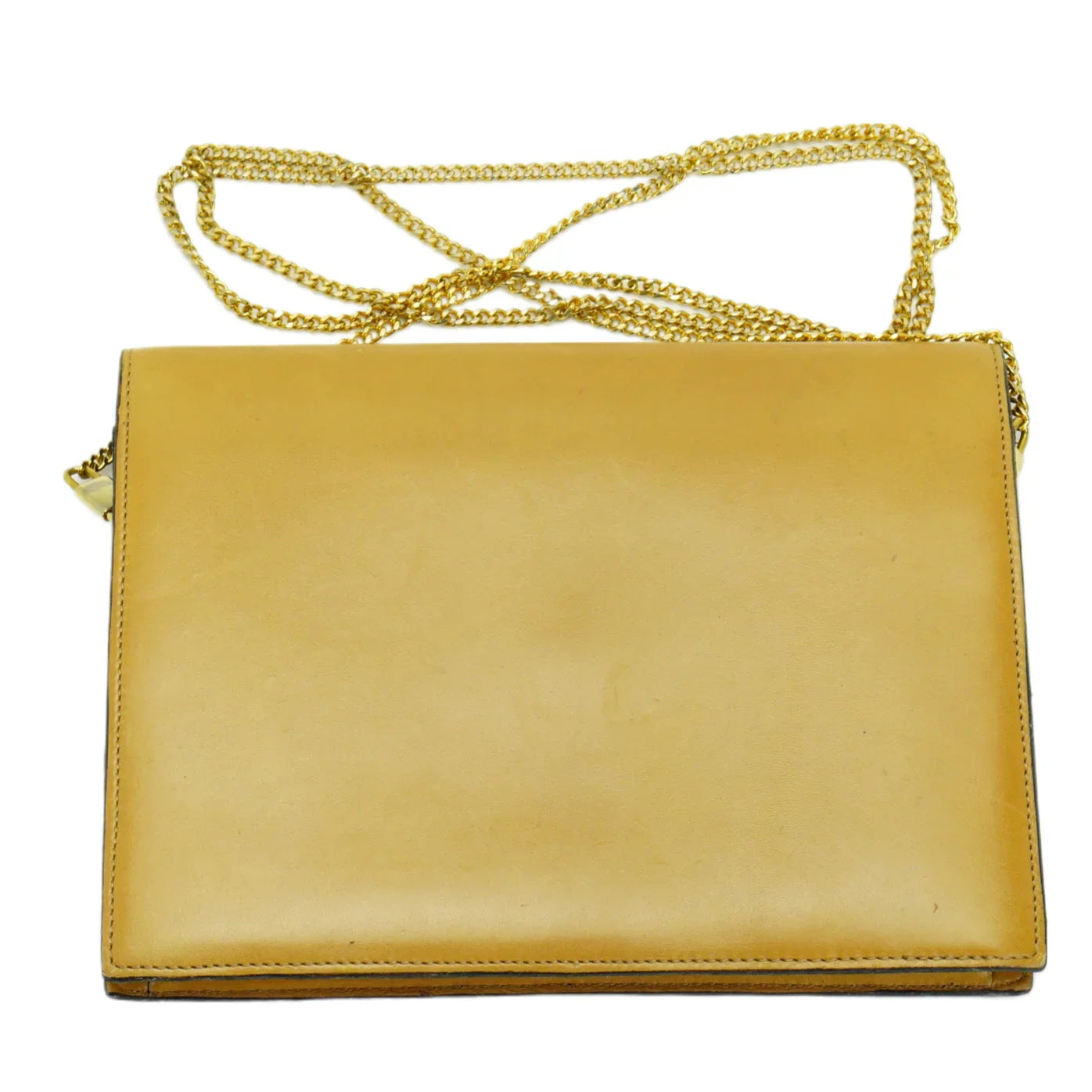 Christian Dior Leather Chain Box Bag Beige - Lost Designer