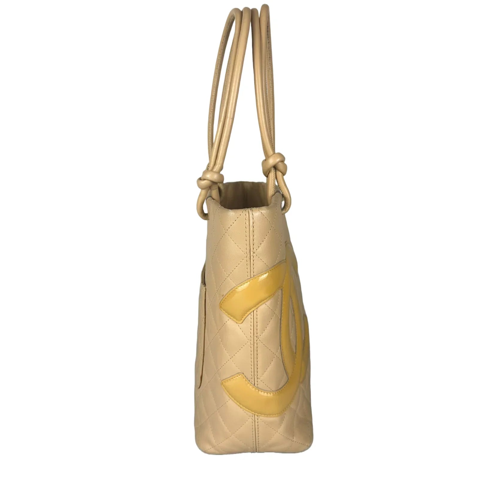 Chanel Ligne Cambon Tote Bag Mini/Small Beige - Lost Designer