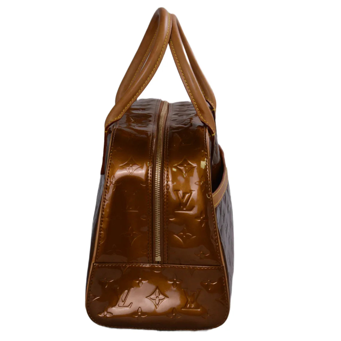 Louis Vuitton Monogram Vernis Tompkins Bag, Square, Bronze - Lost Designer