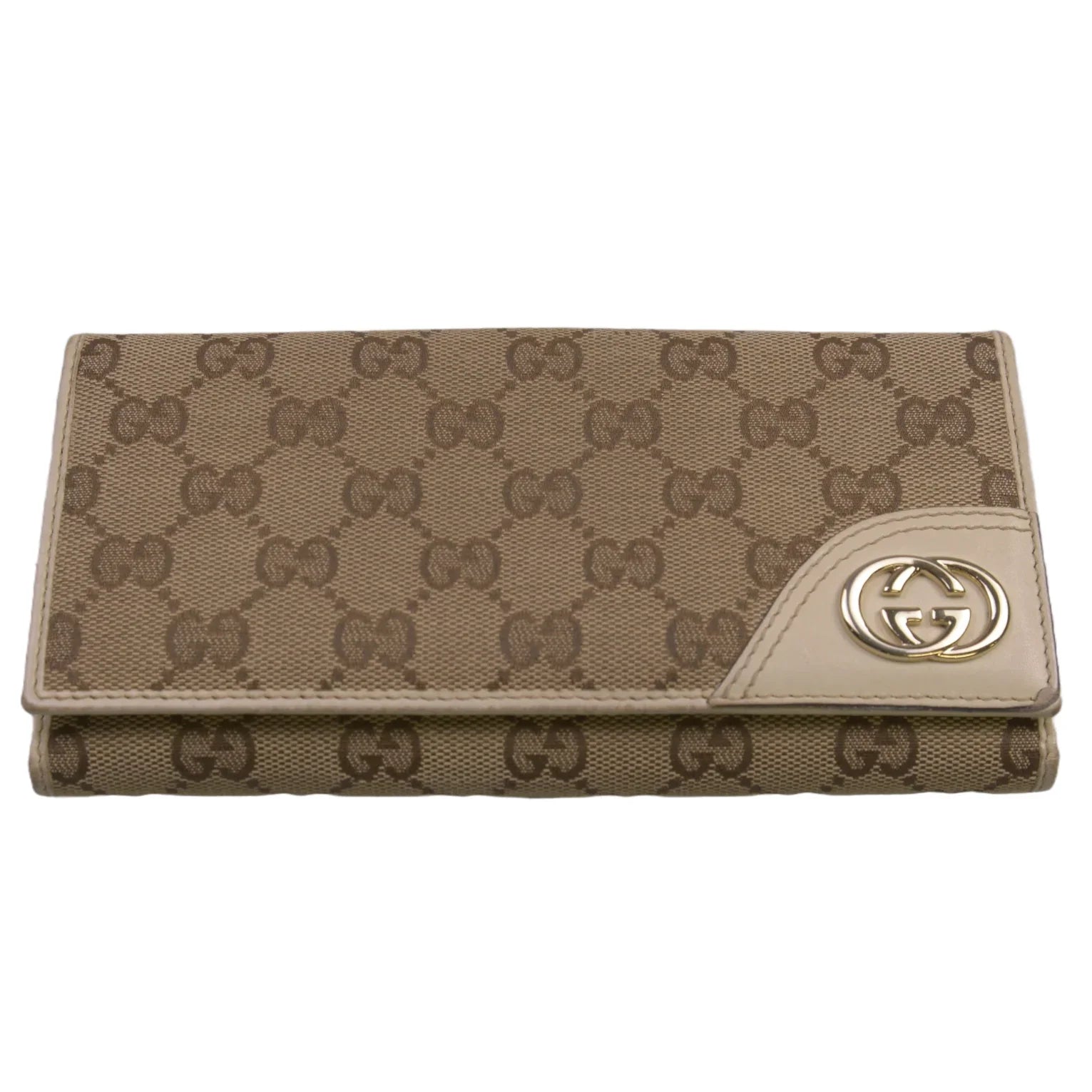 Gucci Monogram Canvas GG Long Wallet - Lost Designer