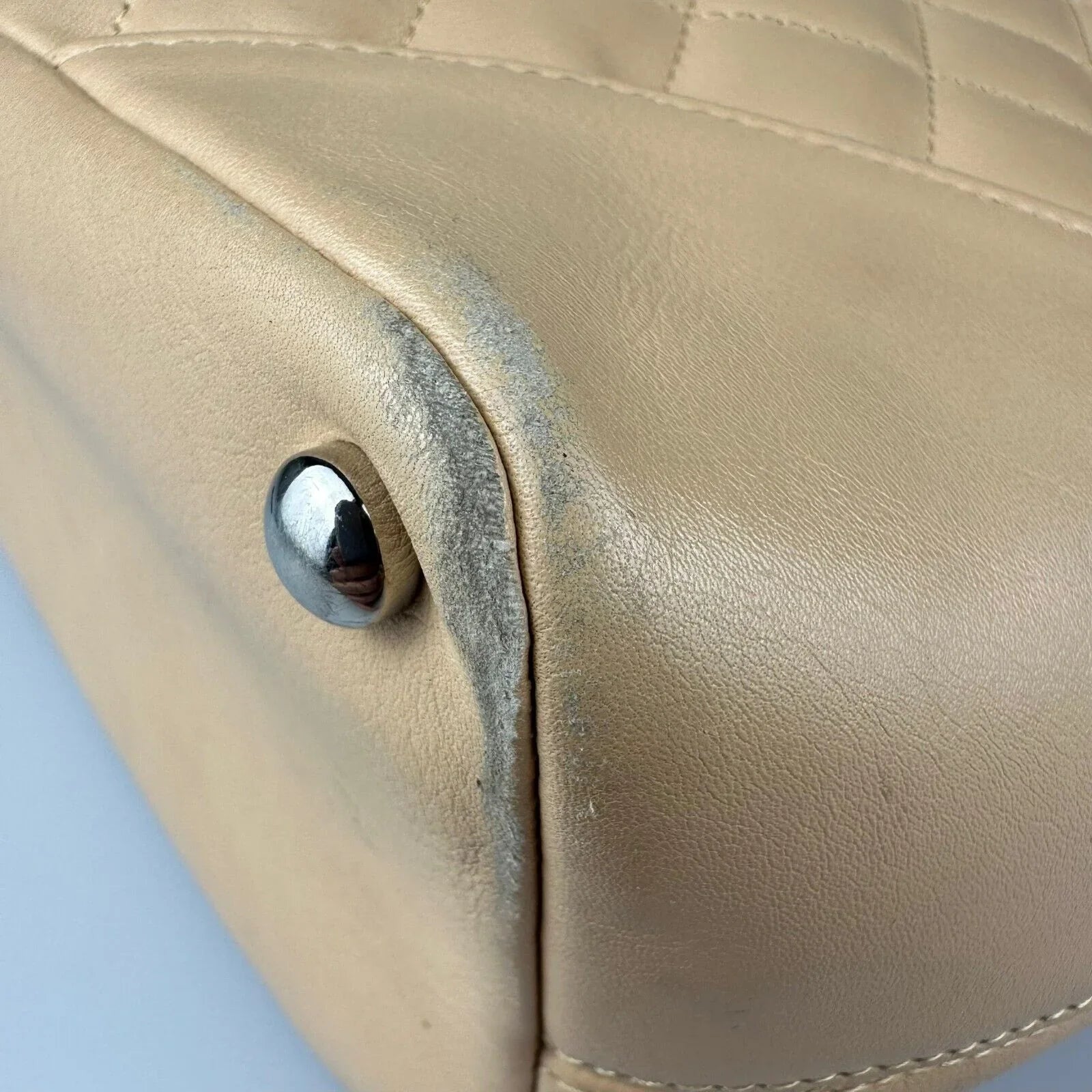 Chanel Ligne Cambon Tote Bag Mini/Small Beige - Lost Designer