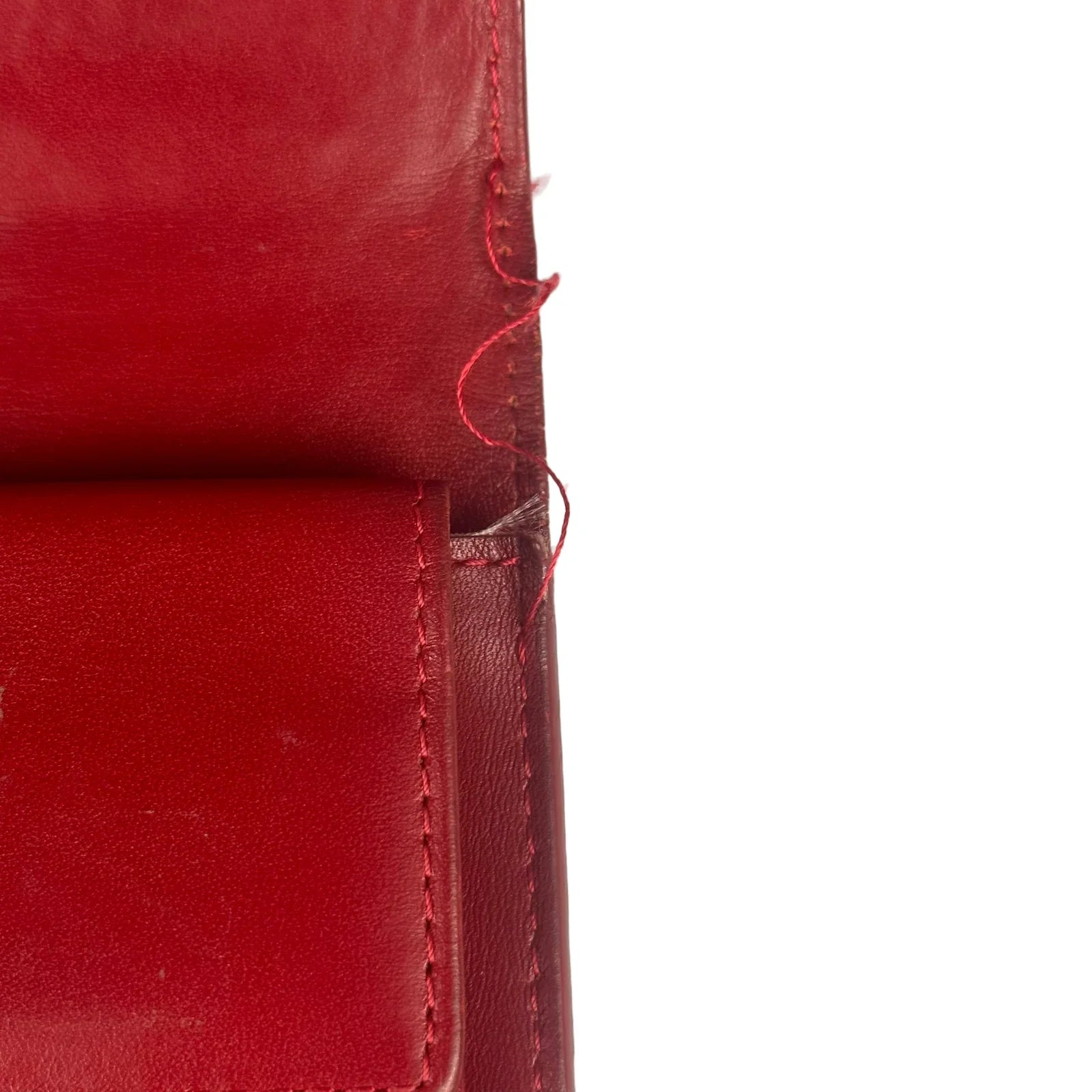 Louis Vuitton Monogram Vernis Porte Tresor International Wallet Red - Lost Designer