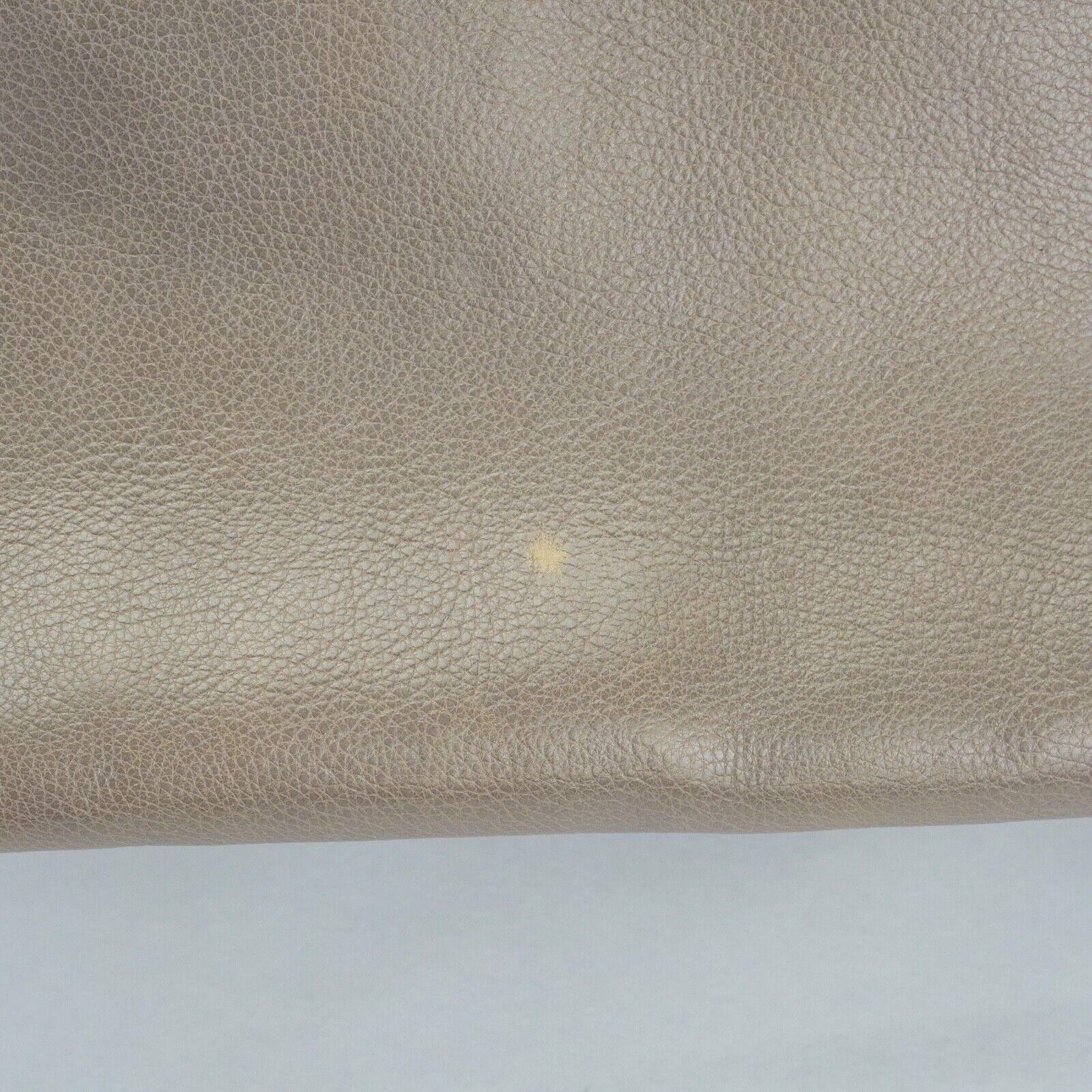 Prada Twin Pocket Tote Glace Calf Leather Bag Taupe - Lost Designer