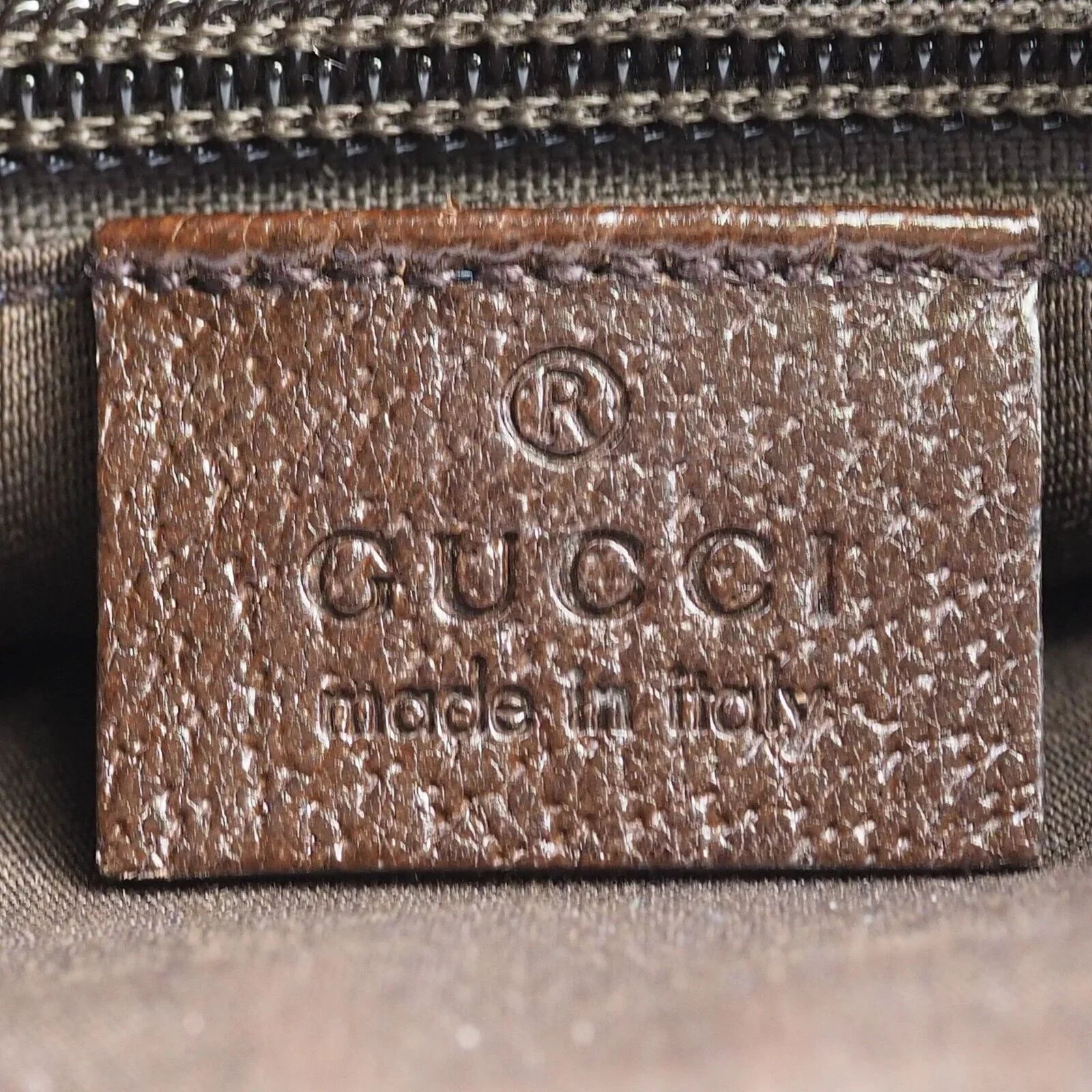 Gucci Crossbody Canvas Shoulder Bag Brown - Lost Designer